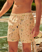 Printed Nylon Swim Shorts - Printed Swimshorts | 