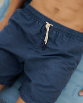 Stone Washed Nylon Swim Shorts - Plain Swimshorts | 