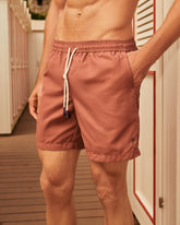 Stone Washed Nylon Swim Shorts - Plain Swimshorts | 