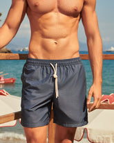 Natural Wool Blend Swim Shorts - Plain Swimshorts | 