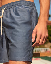 Natural Wool Blend Swim Shorts - Plain Swimshorts | 