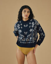Cashmere Zephyr Crew Neck - Women's Knitwear | 