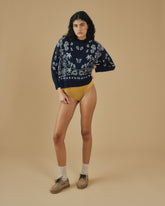 Cashmere Zephyr Crew Neck - Women's Knitwear | 