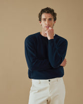 Cashmere Monterey Crew Neck - Men's Knitwear | 