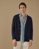 Cashmere Horizon Cardigan Man - Men's Knitwear | 