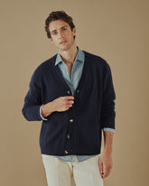 Cashmere Horizon Cardigan Man - Men's Knitwear | 