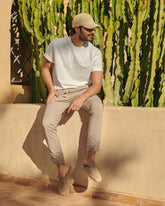 Ultra-Light Cotton Venice Trousers - Men's Special Prices | 