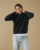 Cashmere Monterey Crew Neck - Men's Knitwear | 