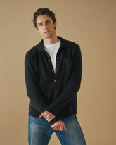 Cashmere Carmel Overshirt - Men's Knitwear | 