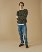 Cashmere Monterey Crew Neck - Men's Knitwear | 