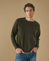 Cashmere Monterey Crew Neck - Men's Knitwear | 