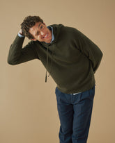 Cashmere Marlin Hoodie - Men's Knitwear | 