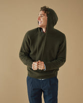 Cashmere Marlin Hoodie - Men's Knitwear | 