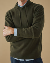Cashmere Marlin Hoodie - Men's Knitwear | 