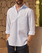 Popeline Nassau Polo Shirt - Men's Special Prices Clothing | 