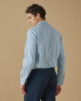 Cotton Chambray Posillipo Shirt - Men's Clothing | 
