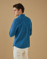 Cotton Seersucker Panama Shirt - Men's Clothing | 