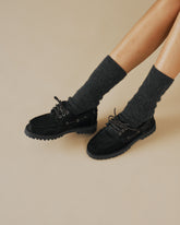 Calf Hair Field Moccasins - Women's Loafers | 