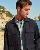 Blend Cotton Gabardine Savana Jacket - Men's Jackets | 