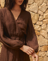 Linen Gauze Caracas Dress - Women's Special Prices Clothing | 