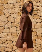 Linen Gauze Caracas Dress - Women's Special Prices Clothing | 