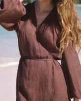 Linen Gauze Caracas Dress - Women's Special Prices Clothing | 