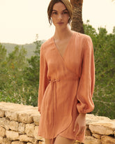 Linen Gauze Caracas Dress - Women's Special Prices Clothing | 