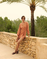 Linen Gauze Caracas Dress - Women's Special Prices Clothing | 