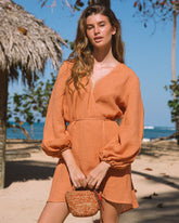 Linen Gauze Caracas Dress - Women's Special Prices Clothing | 