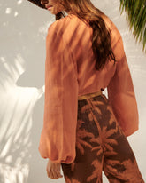 Linen Gauze  Antigua Top | 