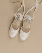 Cotton Crochet Flat Valenciana Espadrilles | 