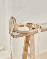 Cotton Crochet Wedge Espadrilles - Women's Bestsellers | 