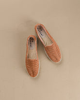 Raffia Stripes Double Sole Espadrilles - Women's Espadrilles | 