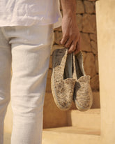 Raw Woven Silk And Cotton Espadrilles - Men's Special Prices Shoes | 