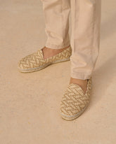 Raffia Zig-Zag Espadrilles - Men's Special Prices Shoes | 
