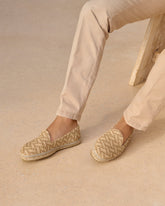 Raffia Zig-Zag Espadrilles - Men's Special Prices Shoes | 