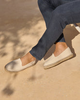 Coarse Woven Canvas Espadrilles - Men's Espadrilles | 