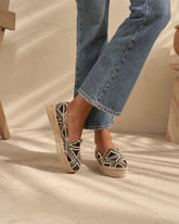Raffia Pattern Double Sole Espadrilles - Women's Special Prices | 