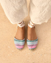 Raffia Jute Mix Flat Valenciana Espadrilles - Women's Special Prices | 