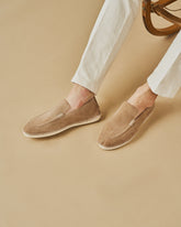 Suede With Faux Fur Loafers Espadrilles - Men's Shoes | 