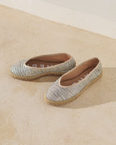 Lurex Cotton Ballet Flat Espadrilles - Women's Ballet Flat & Slippers | 