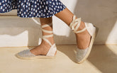 Lurex Cotton Blend Flat Valenciana Espadrilles - Women's New Arrivals | 