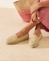 Coarse Woven Raffia Flat Espadrilles - Women's Espadrilles | 