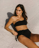 Braided One Shoulder Bikini - Women's Special Prices Swimwear | 