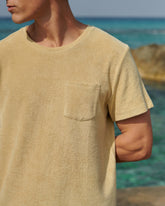 Organic Terry Cotton Emilio T-Shirt - Men's Special Prices Clothing | 