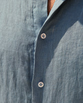 Washed Linen Posillipo Shirt - Men's Clothing | 