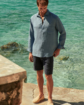 Woven Linen Positano Shorts - Men's Pants | 