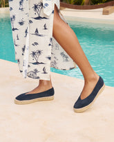 Suede Ballet Flat Espadrilles - Women's Ballet Flat & Slippers | 