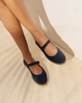 Suede Mary Jane Espadrilles - Women's Ballet Flat & Slippers | 