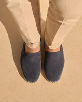 Suede Squared Toe Espadrilles - Men's Espadrilles | 